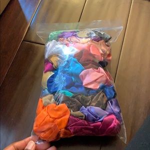 34 pcs Hair Silk Scrunchies Satin Elastic Band